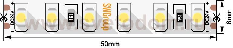 Лента светодиодная SWG SWG3120 SWG3120-24-9.6-W-66-M