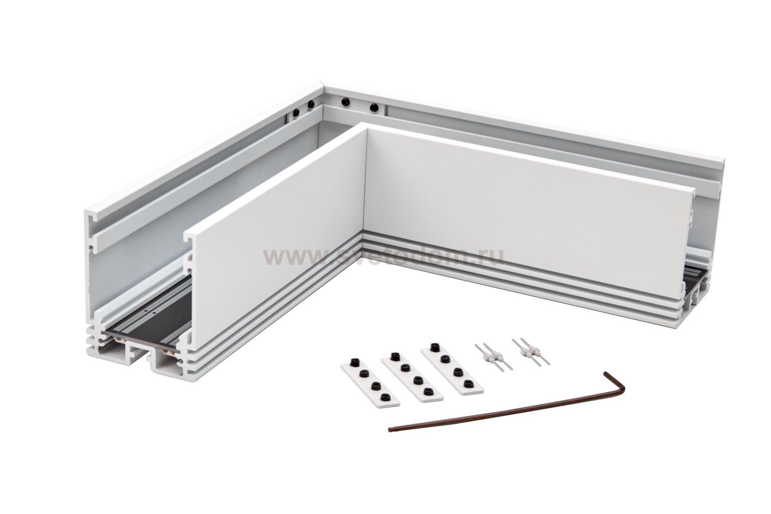 Угол для низковольтного трека SY SY-601901-CN-WH