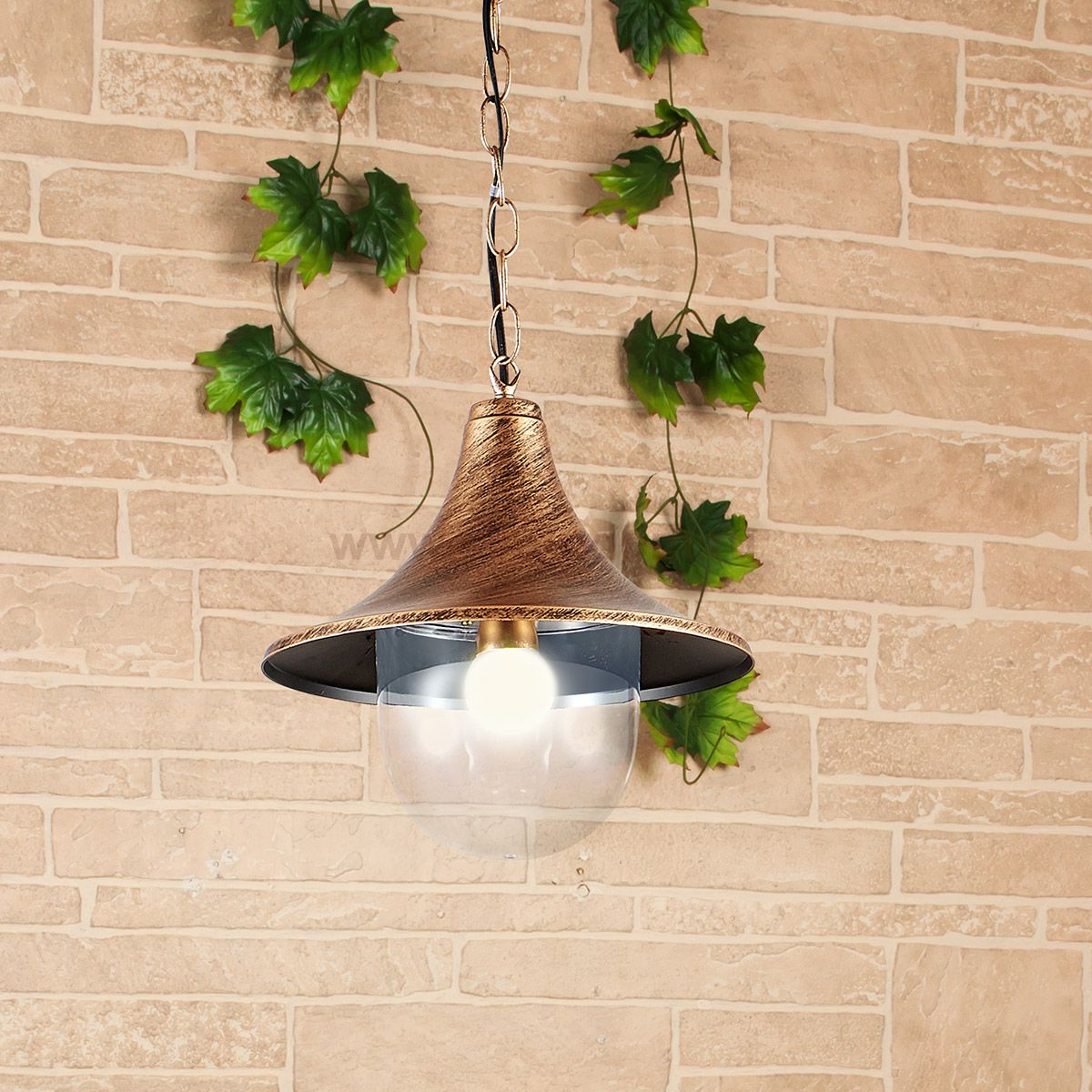 Уличный светильник Elektrostandard Saga H черное золото (GL 1020H)