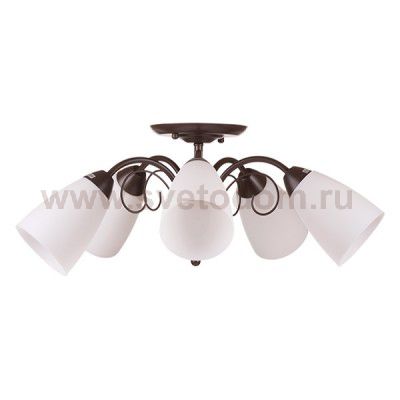 Светильник потолочный Simple-CL40E14*5WN металл,пластик E14*5*60W
