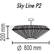 Потолочный светильник Sky Line P2 01 01p