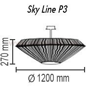 Потолочный светильник Sky Line P3 01 01p