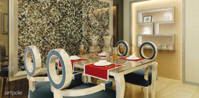 Панель Артполе, 3D стекло, SMOGGY, фиолетовый, 600х600мм, 0,36м2, 1шт.