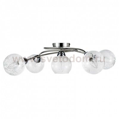 Светильник потолочный Sphera-CL60E14*5CH металл, стекло E14*60W*5