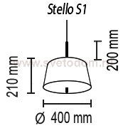 Подвесной светильник Stello S1 12 02g