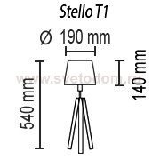 Настольный светильник Stello T1 10 01g