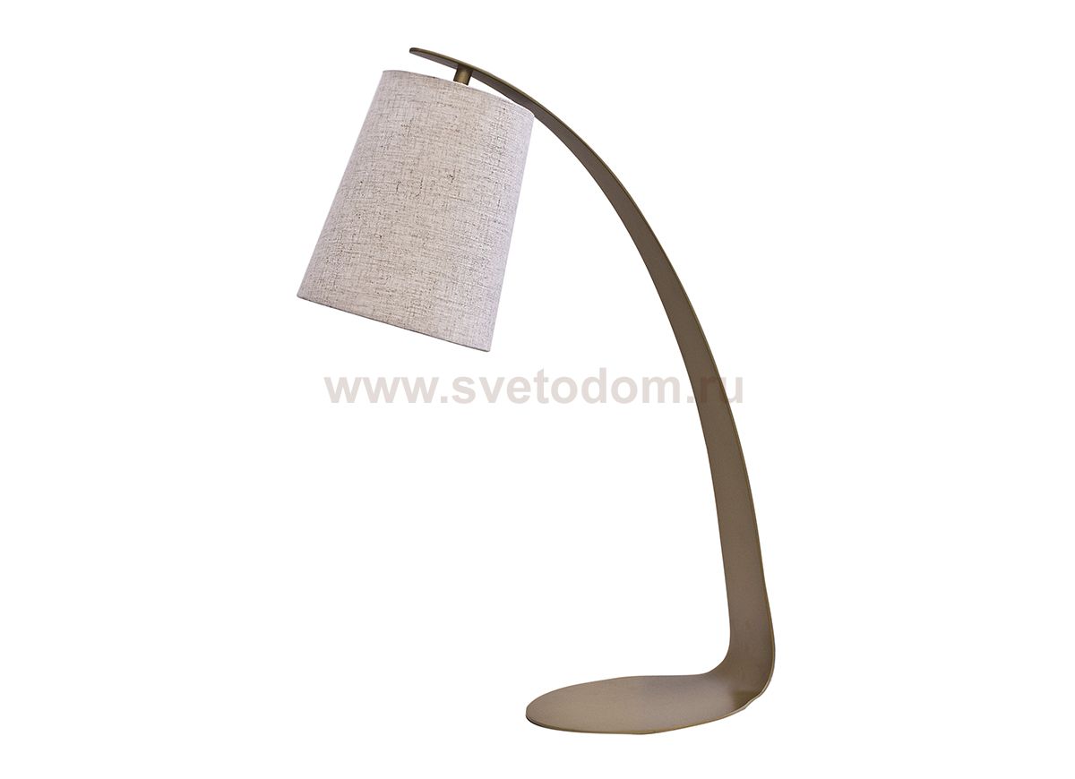 Donolux Настольная лампа, абажур бежевого цвета, диам 18 см, выс 54 см, 1хЕ27 60W, цвет арматуры золот