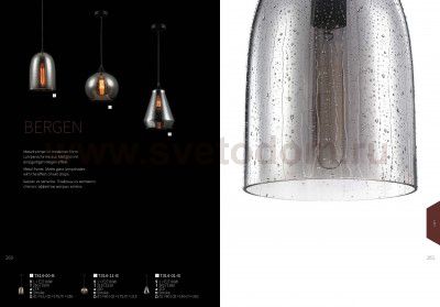 Подвесной светильник с эффектом капель Maytoni T314-11-B Bergen
