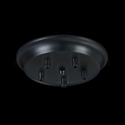 Потолочная чаша 205мм черного цвета на 5 выводов Maytoni T455-05-BASE Dakota