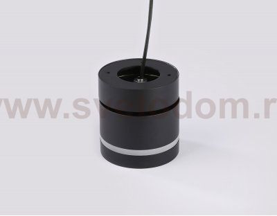 Накладной поворотный точечный светильник GX53 Ambrella TA1445 BK/FR черный/белый матовый GX53 max 12W D85*90