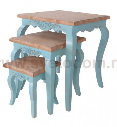 Журнальный столик Deko Kira MAK interior TB-030 Голубой