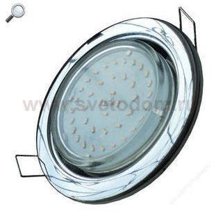 Светильник Ecola GX53-H4 хром 38x106 (+LED 4.2W 2800К) TC5W42ELC
