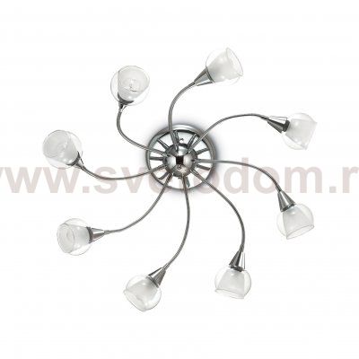 Люстра Ideal lux TENDER PL8 TRASPARENTE (4211)