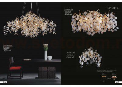 Светильник потолочный Crystal Lux TENERIFE PL8 (3180/108)