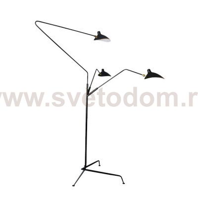 Торшер Delight TF8505-3 black