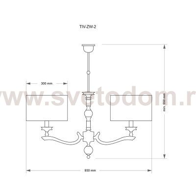 Люстра KUTEK MOOD TIVOLI TIV-ZW-2 (N) 