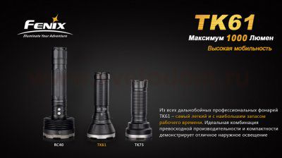 Фонарь Fenix TK61