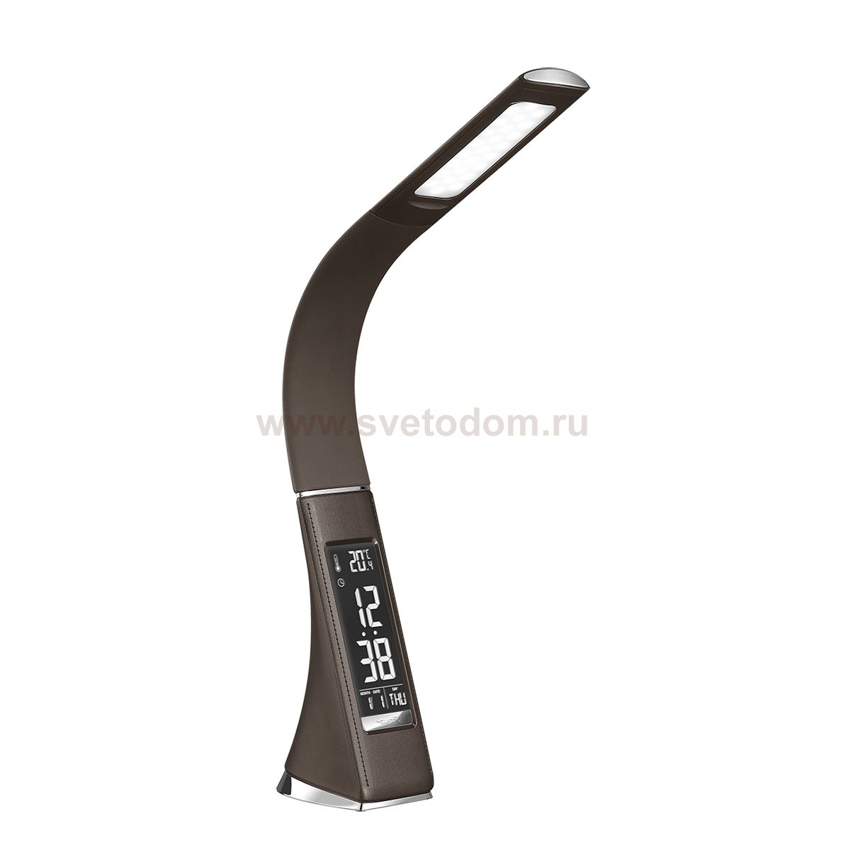 Светильник с часами и термометром Artstyle TL-219BR, темный шоколад