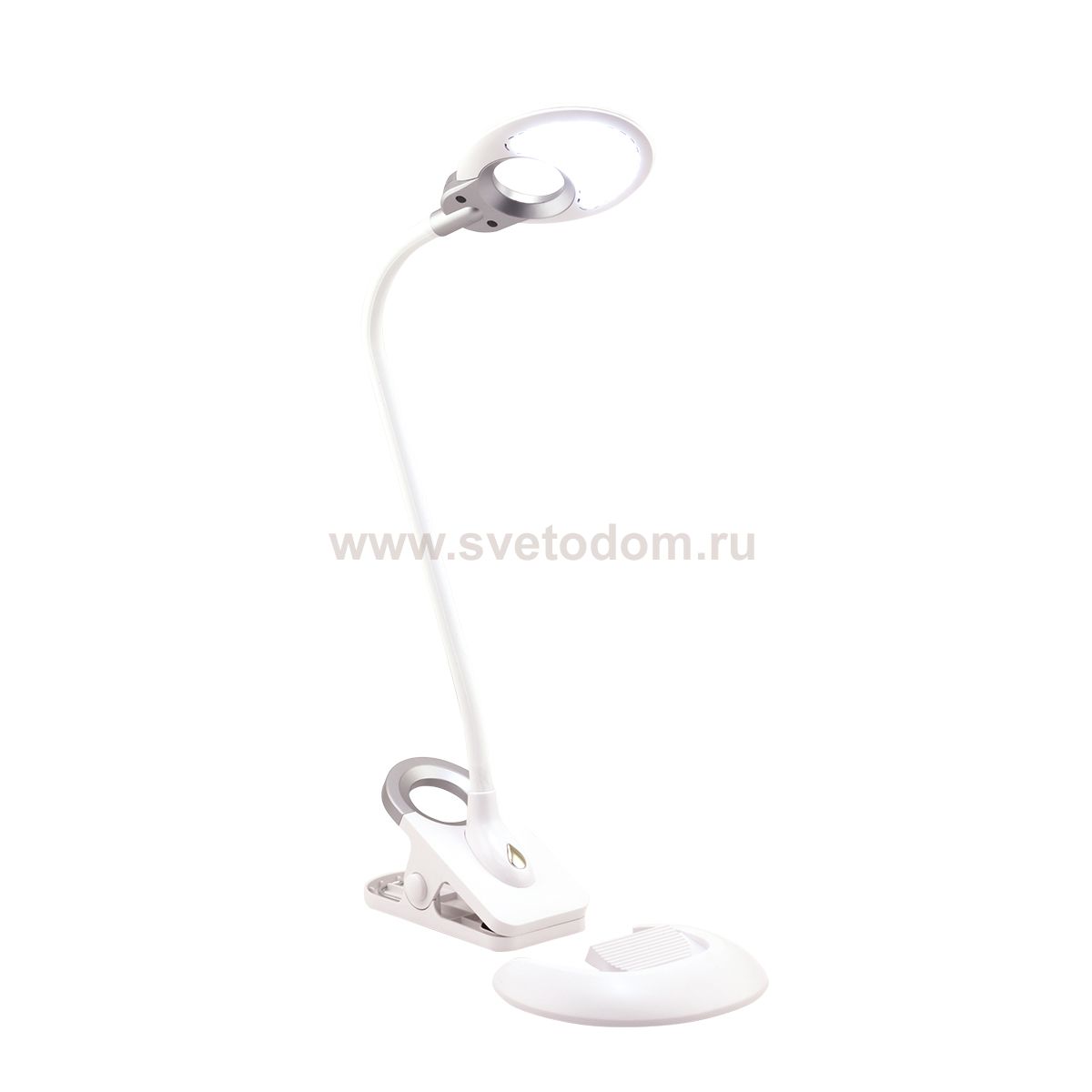 Настольный LED светильник с прищепкой Artstyle TL-314S, серебристый