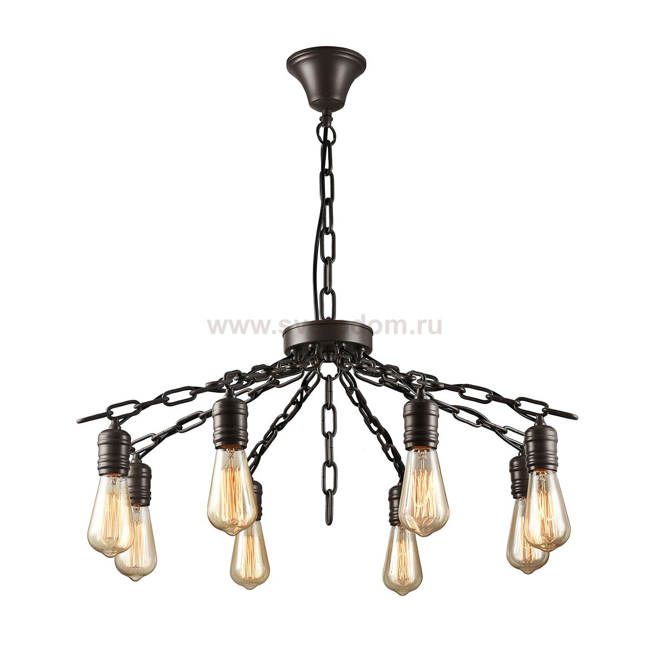 Люстра подвесная Kristen TL1181H-08BK Toplight
