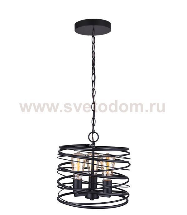 Люстра подвесная Carol TL1187H-03BK Toplight