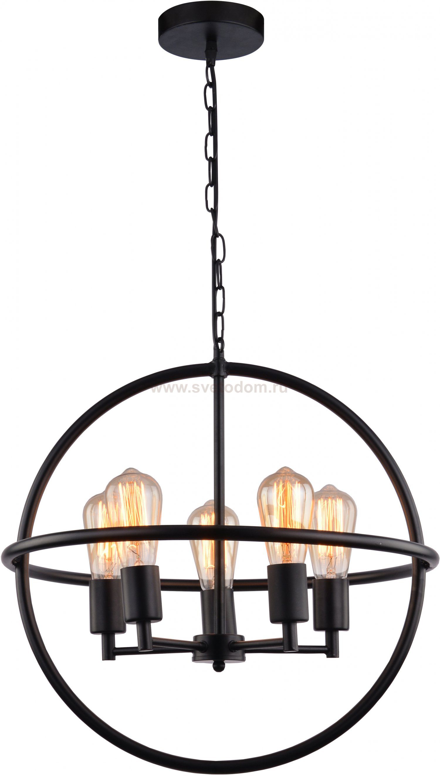 Люстра подвесная Alayna TL1188H-05BK Toplight