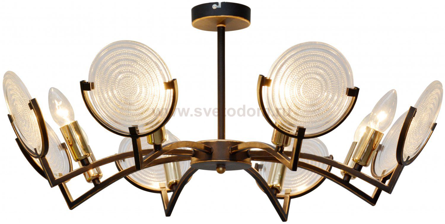 Люстра потолочная Roxana TL1194X-08BK Toplight