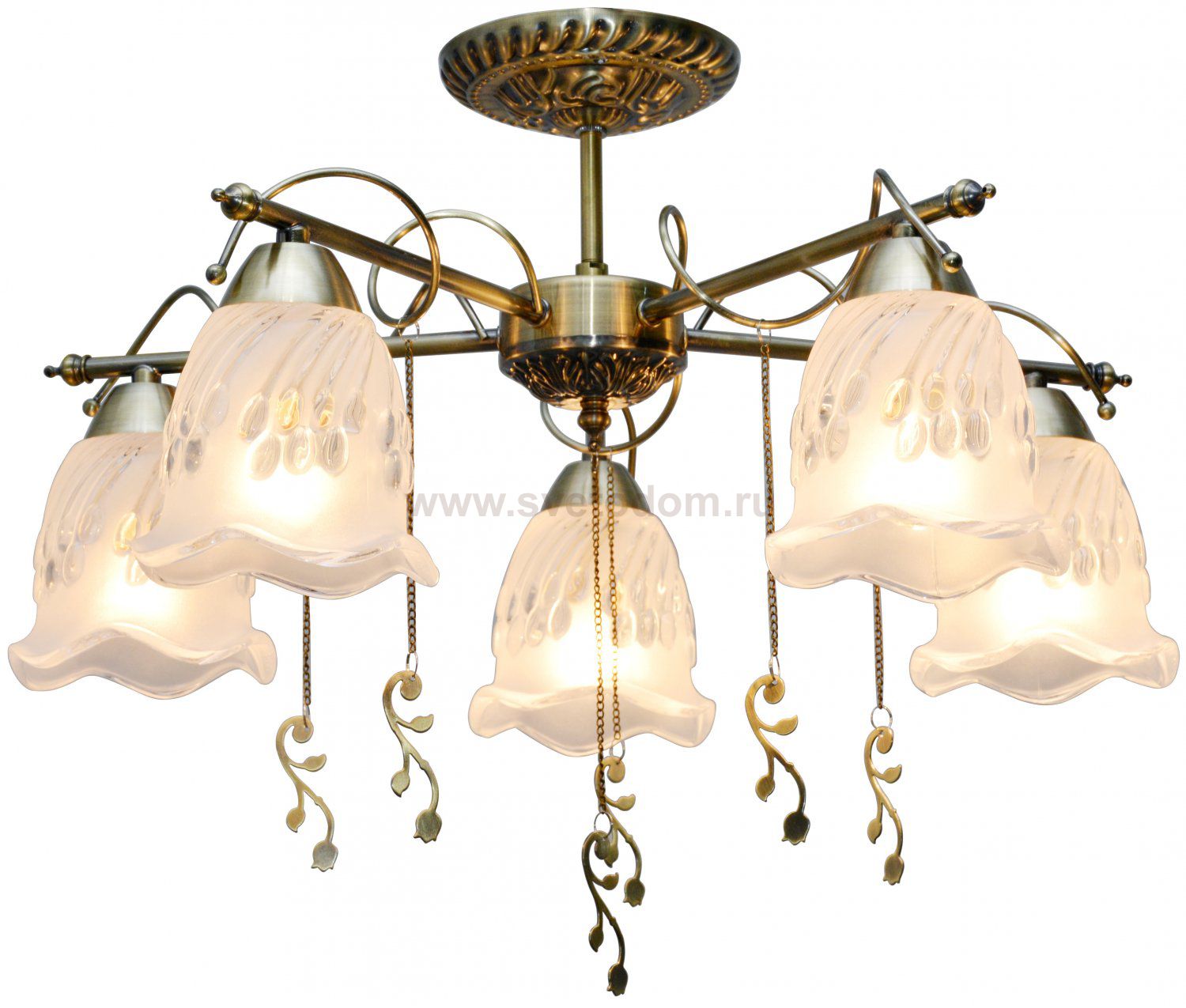 Люстра потолочная Delia TL1195X-05AB Toplight