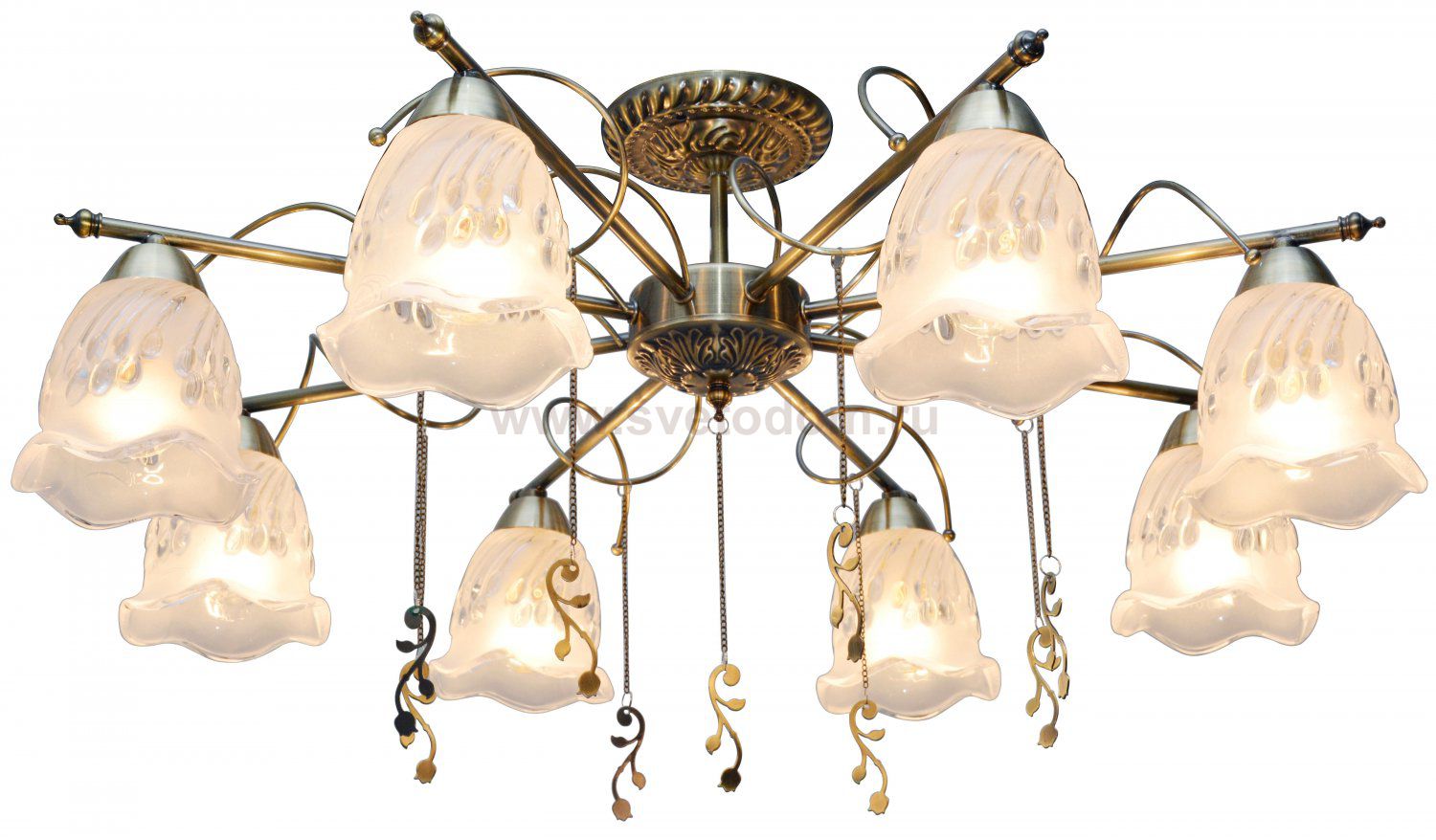 Люстра потолочная Delia TL1195X-08AB Toplight