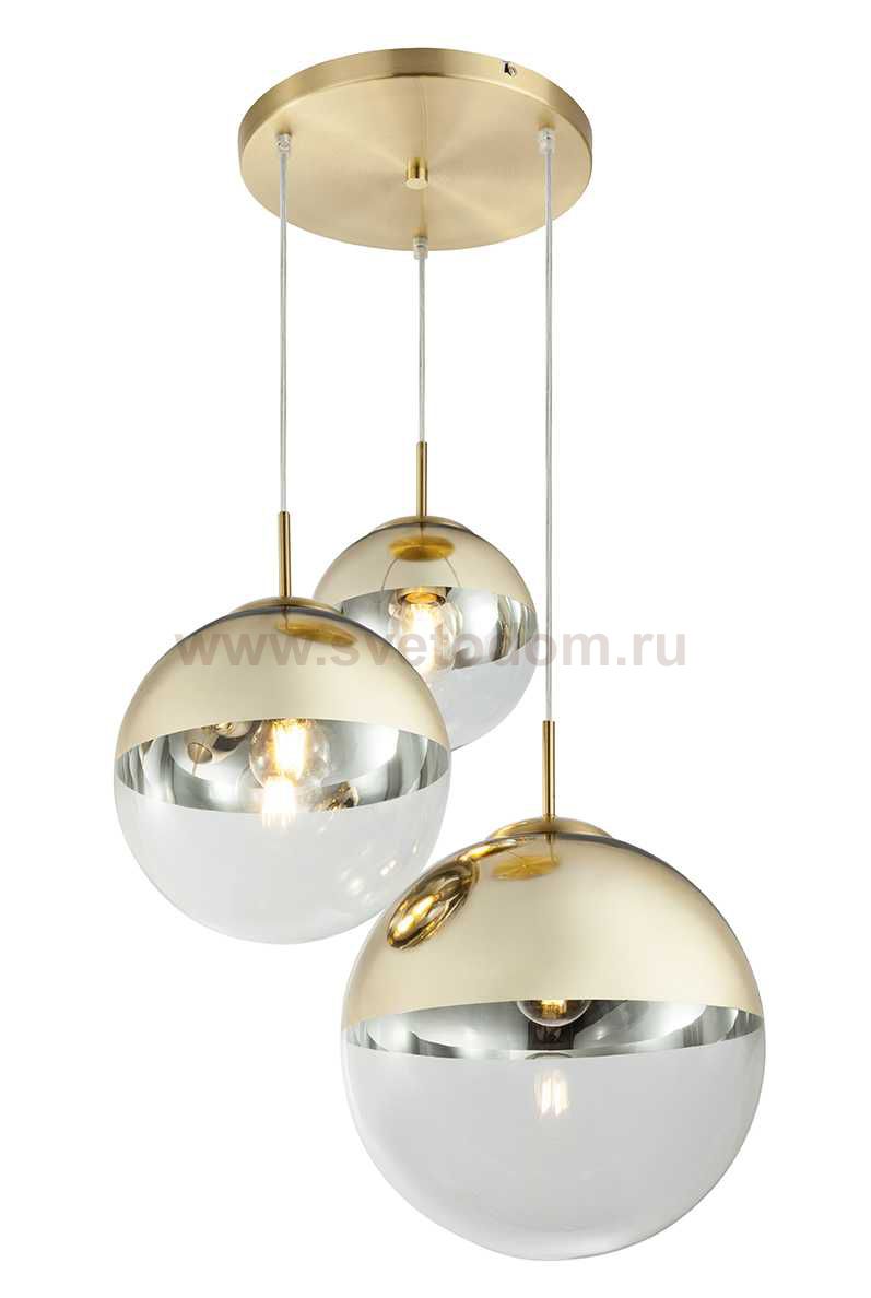Светильник подвесной Glass TL1203H-03GD Toplight