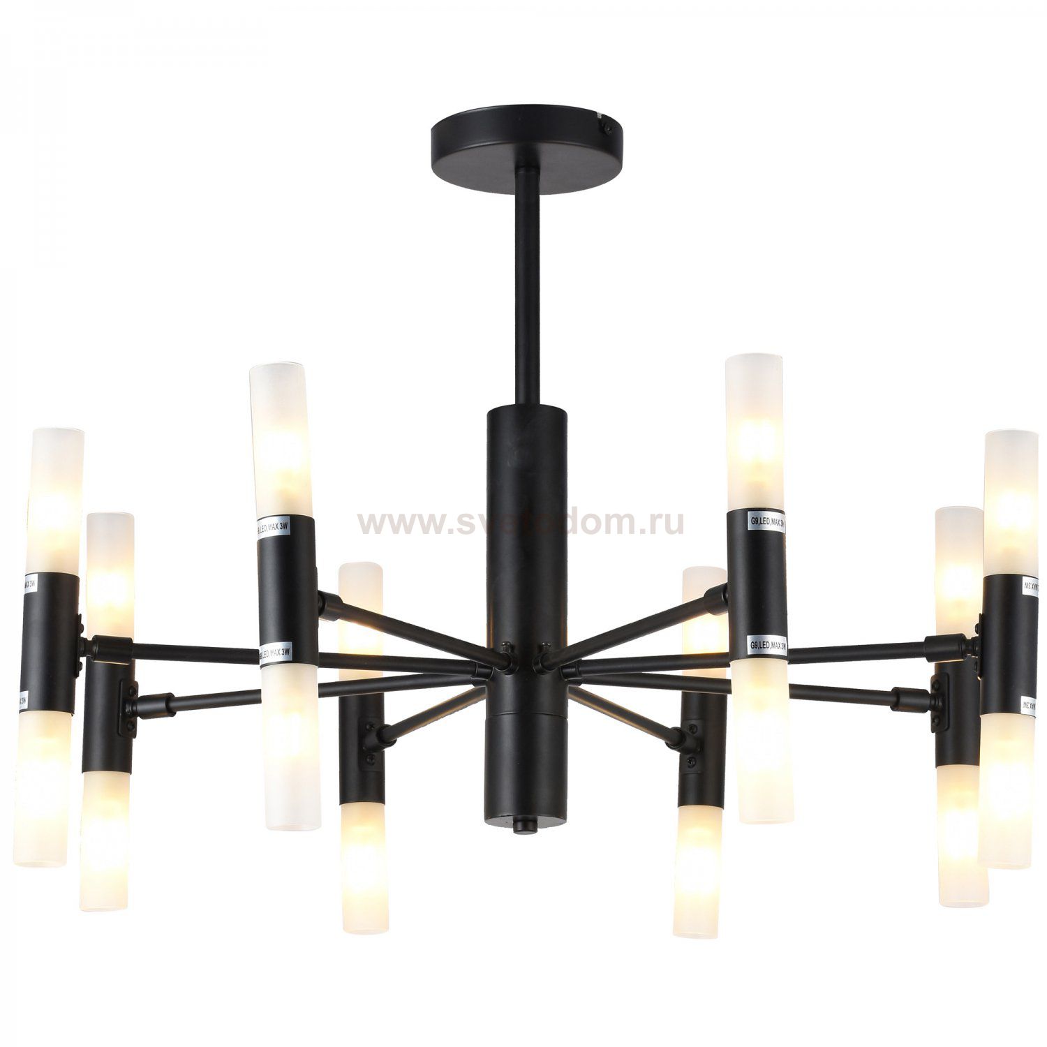 Люстра потолочная Jemimah TL1216D-08BL Toplight