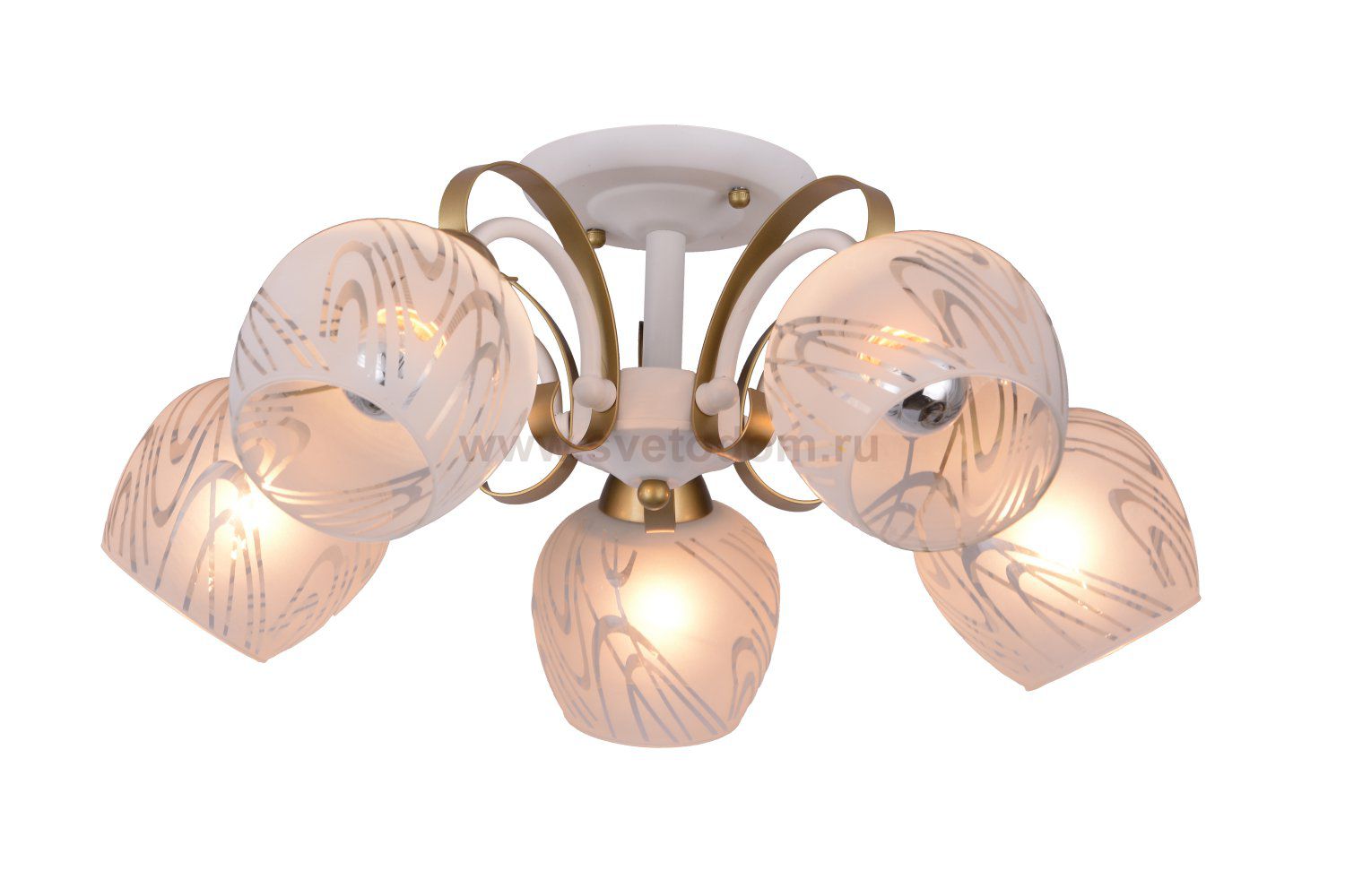 Люстра потолочная Samantha TL3690X-05WG Toplight