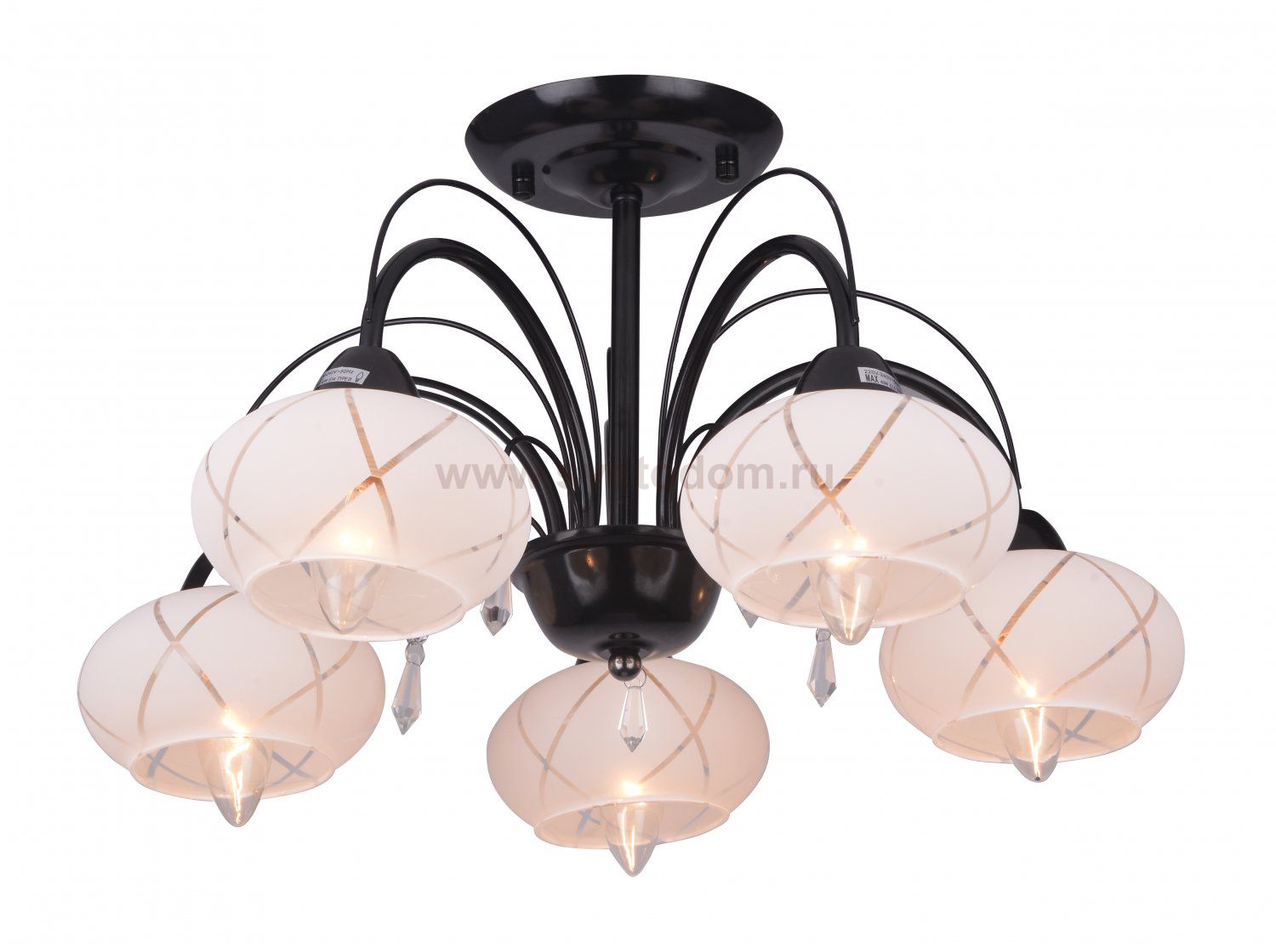 Люстра потолочная Roberta TL3700X-05BC Toplight