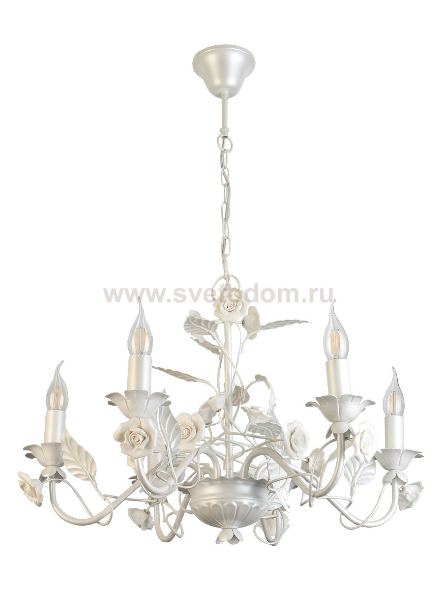 Люстра подвесная Lynda TL5910D-05WH Toplight