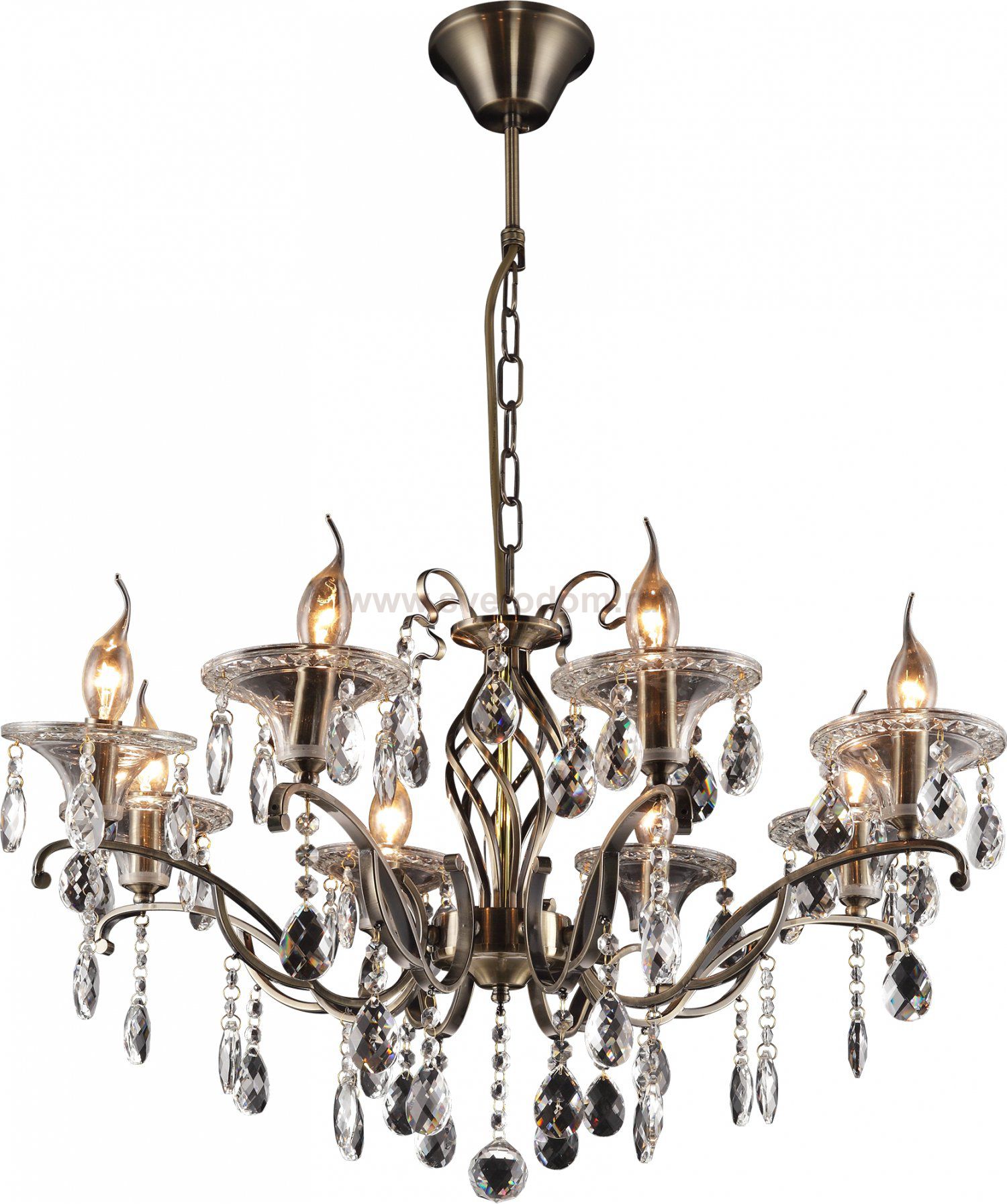 Люстра подвесная Zoe TL7220D-08AB Toplight