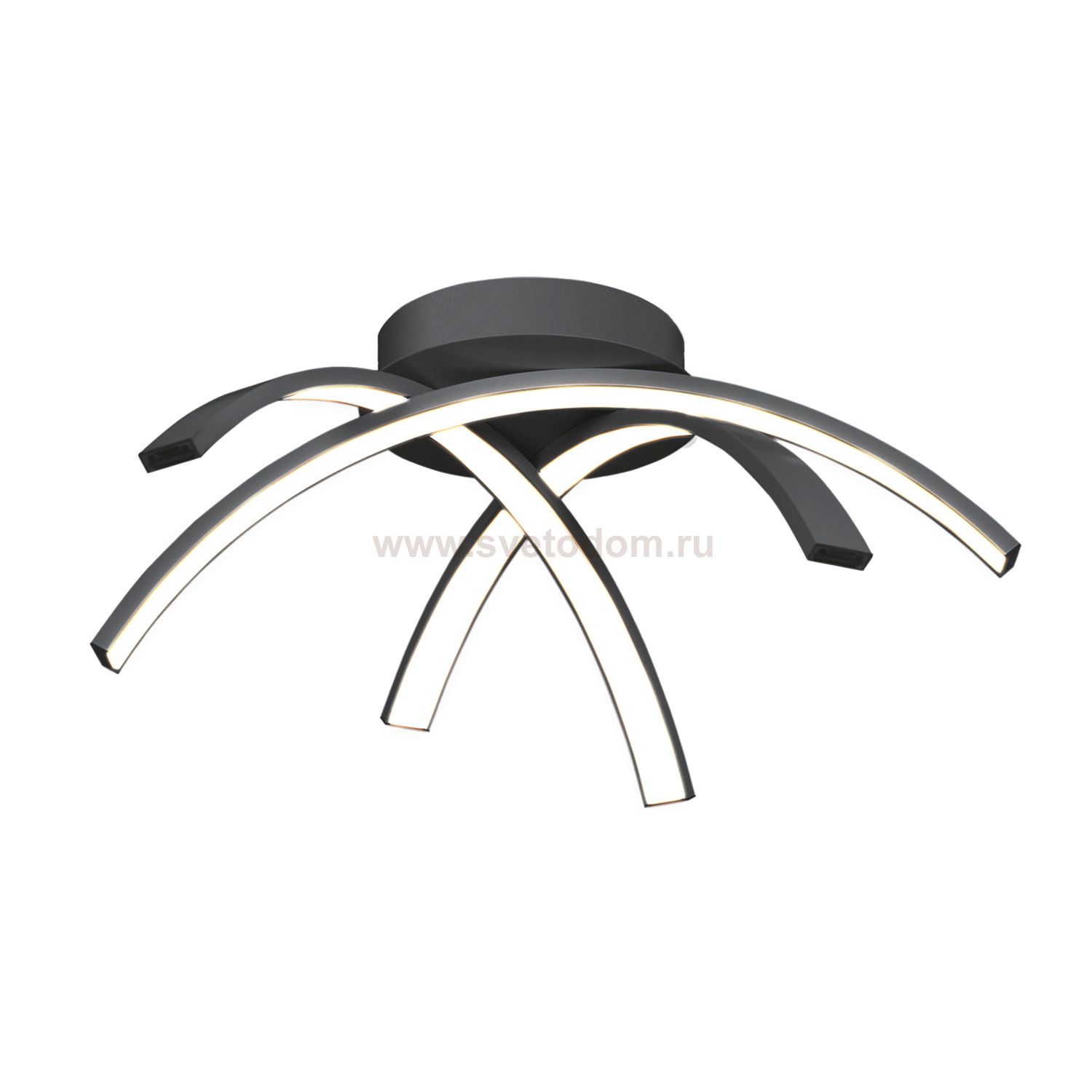 Люстра светодиодная черная TLAR3-51-07/B/3000К Лючера