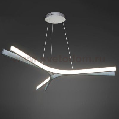 Люстра светодиодная серая TLAR3-75-01/Gr/4000К Лючера