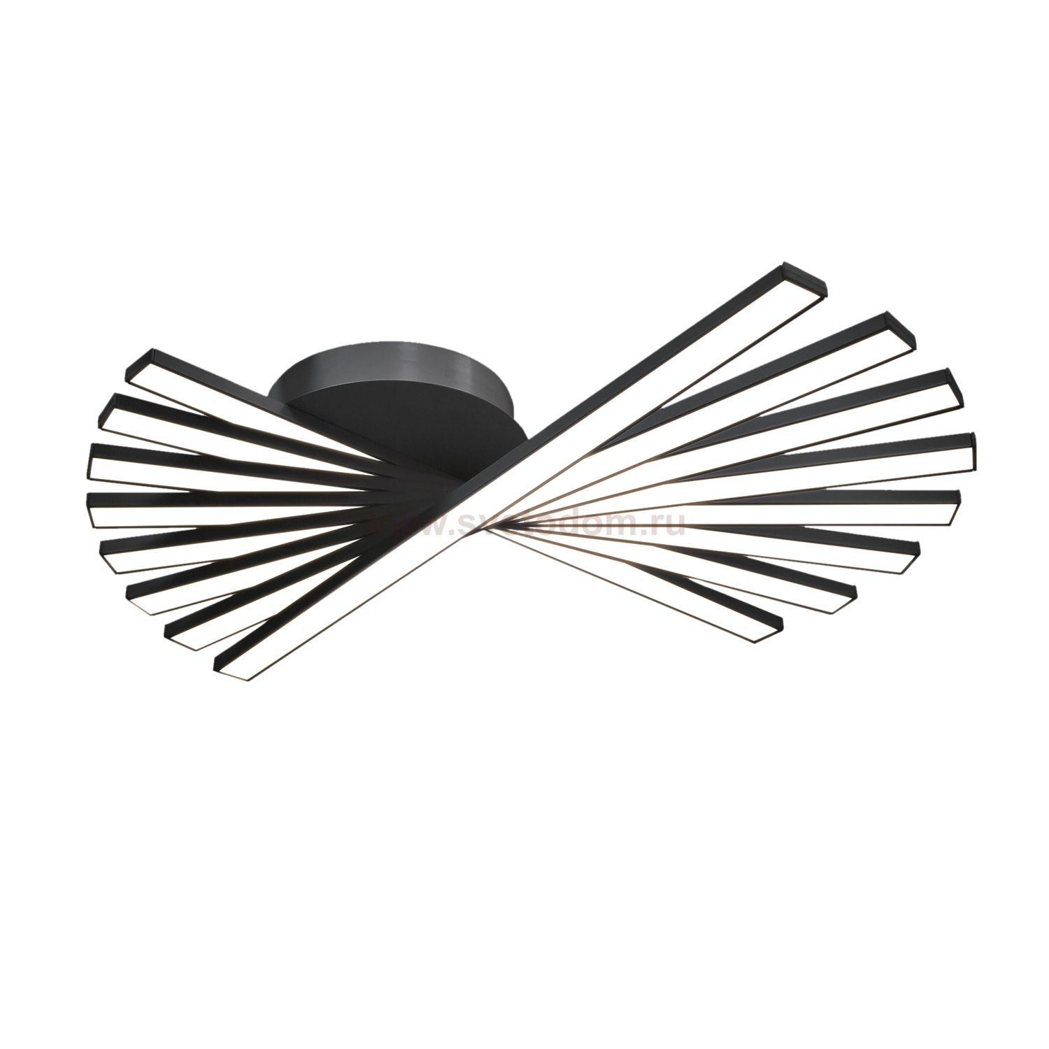 Люстра черная светодиодная TTLCI8-51-01/B/3000К Лючера