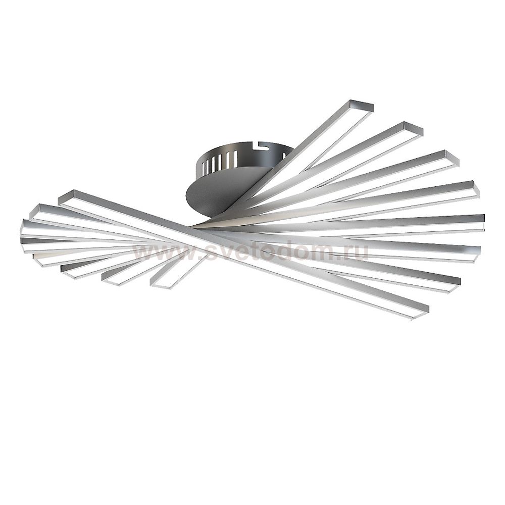 Люстра серая светодиодная TTLCI8-51-01/Gr/3000К Лючера