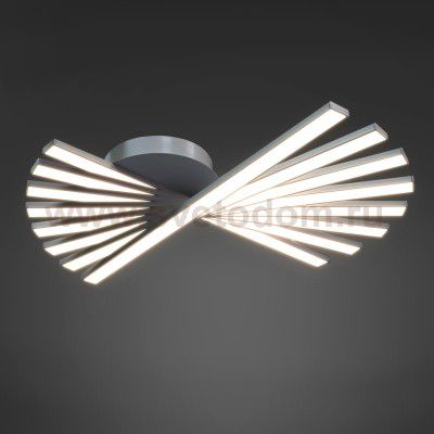 Люстра серебристая светодиодная TTLCI8-51-01/S/3000К Лючера