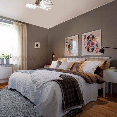 Люстра черная светодиодная TTLCI8-51-01/B/3000К Лючера