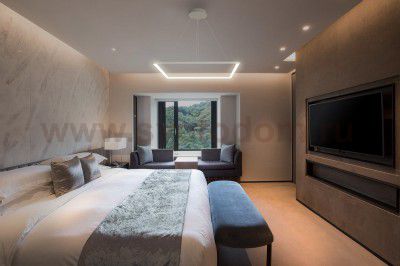 Люстра светодиодная черная TLCU1-70-01/B/3000К Лючера