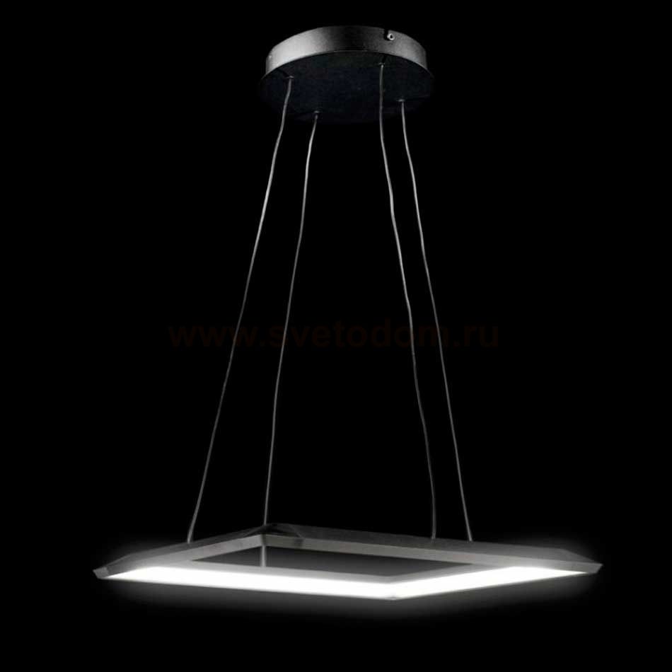 Люстра светодиодный черный квадрат TLCU1-52-01/B/4000К Лючера