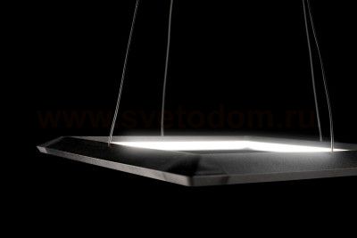 Люстра светодиодная черный квадрат 700*700мм TLCU1-70-01/B/4000К Лючера