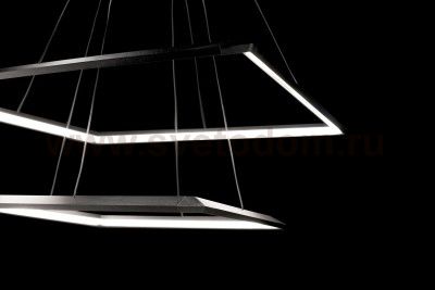 Люстра светодиодная черная TLCU2-52/70-01/B/3000К Лючера