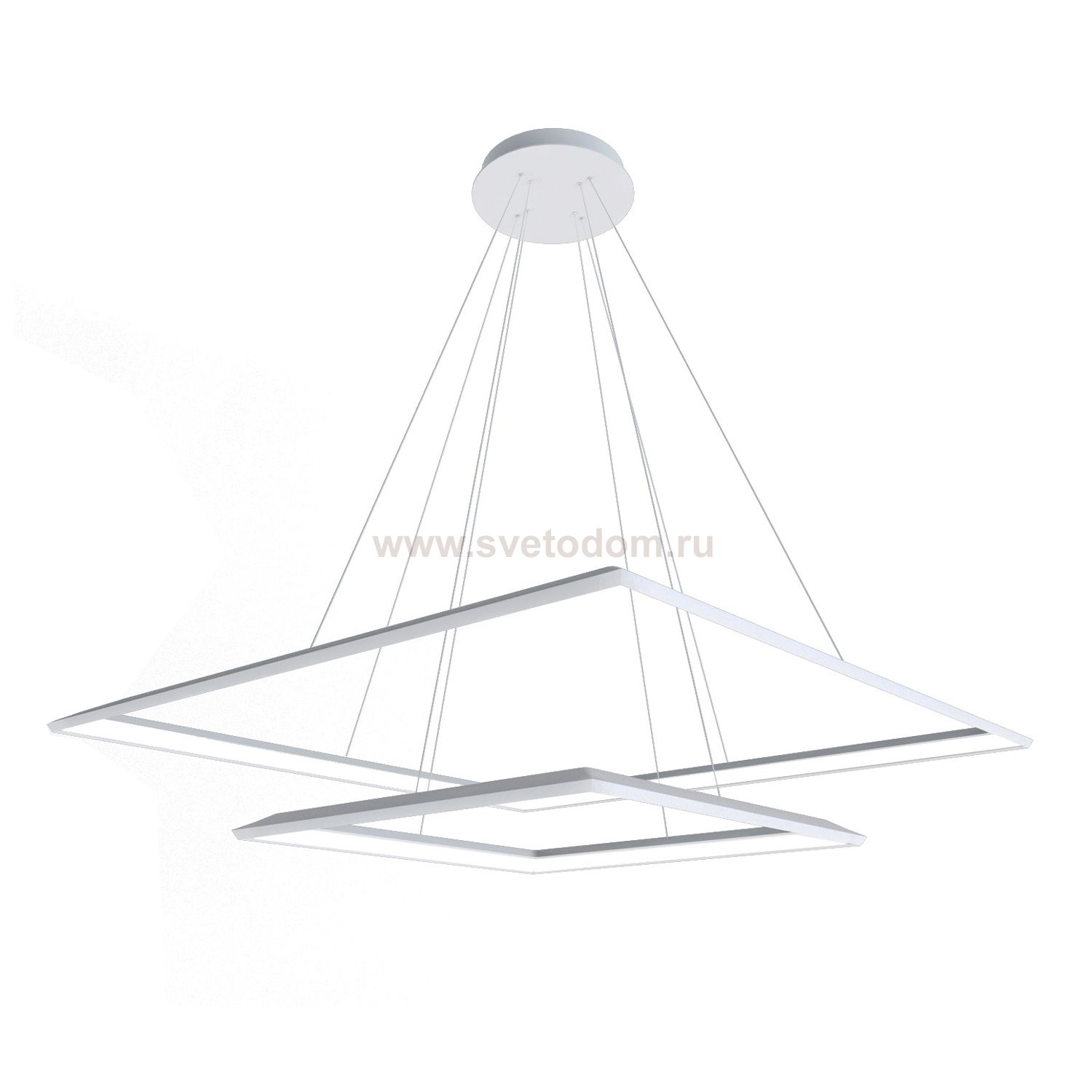 Люстра светодиодная белая TLCU2-52/70-01/W/3000К Лючера