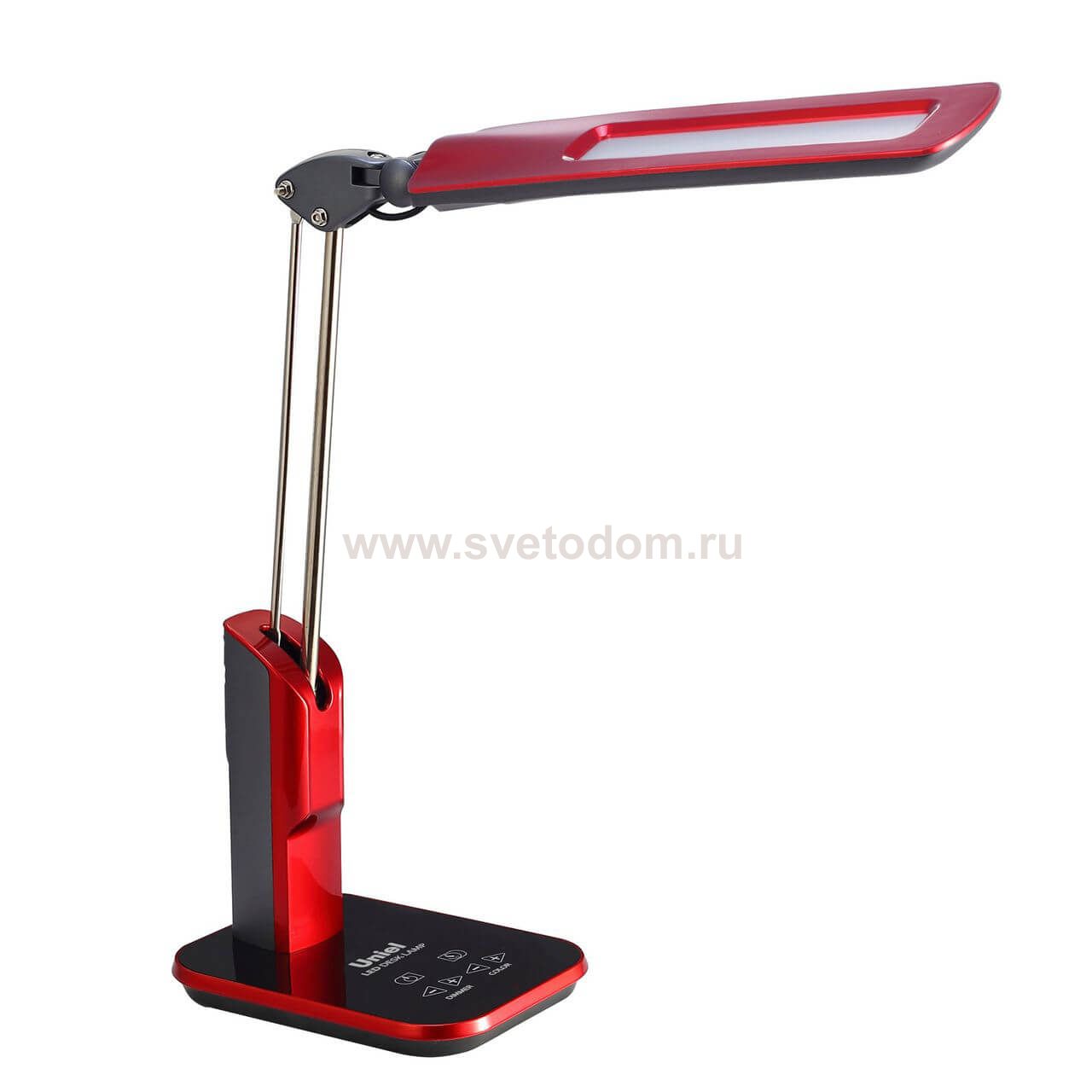Лампа настольная Uniel TLD-515 Red/LED/900Lm/2700-6400K/Dimmer