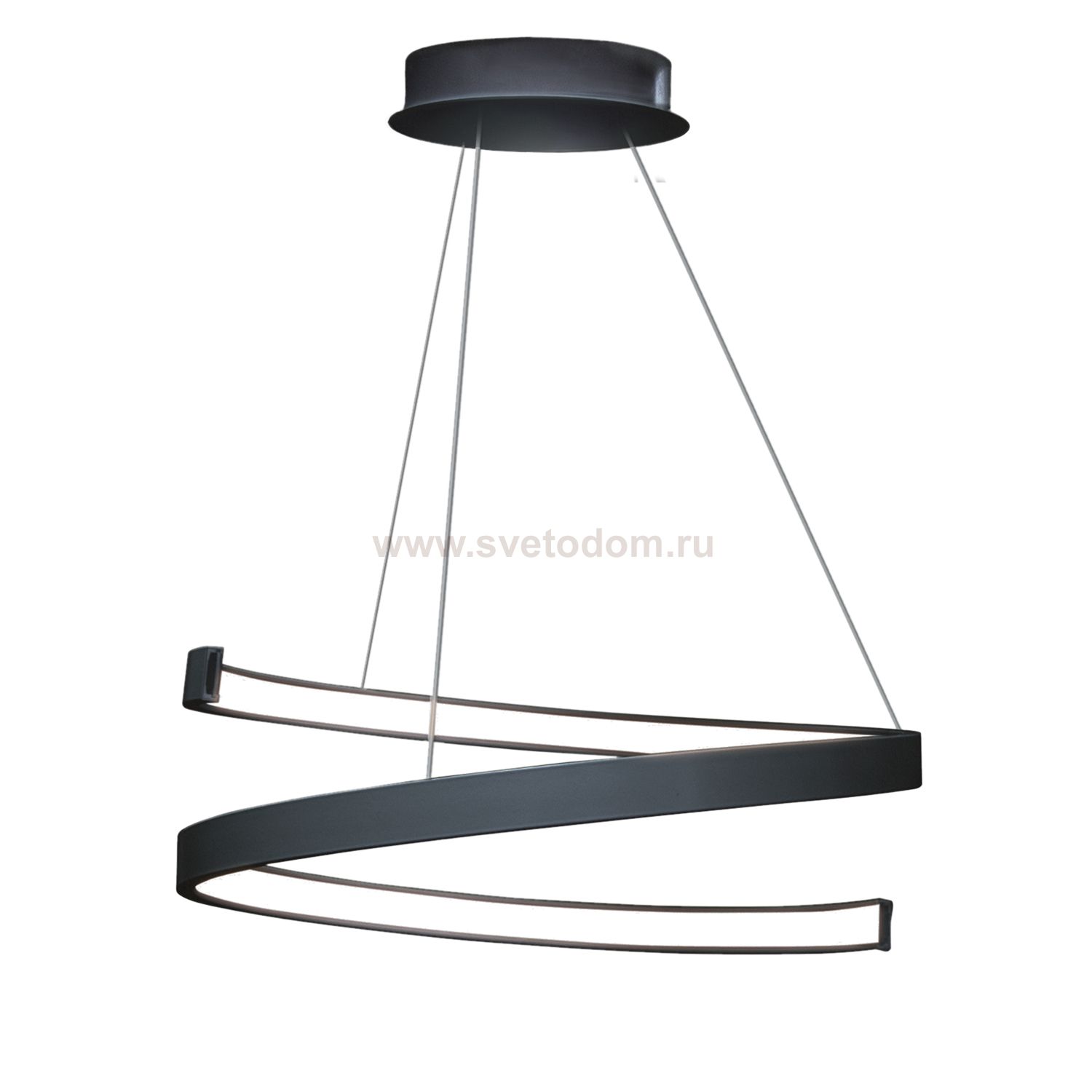 Люстра светодиодная черная TLES1-40-01/B/4000К Лючера