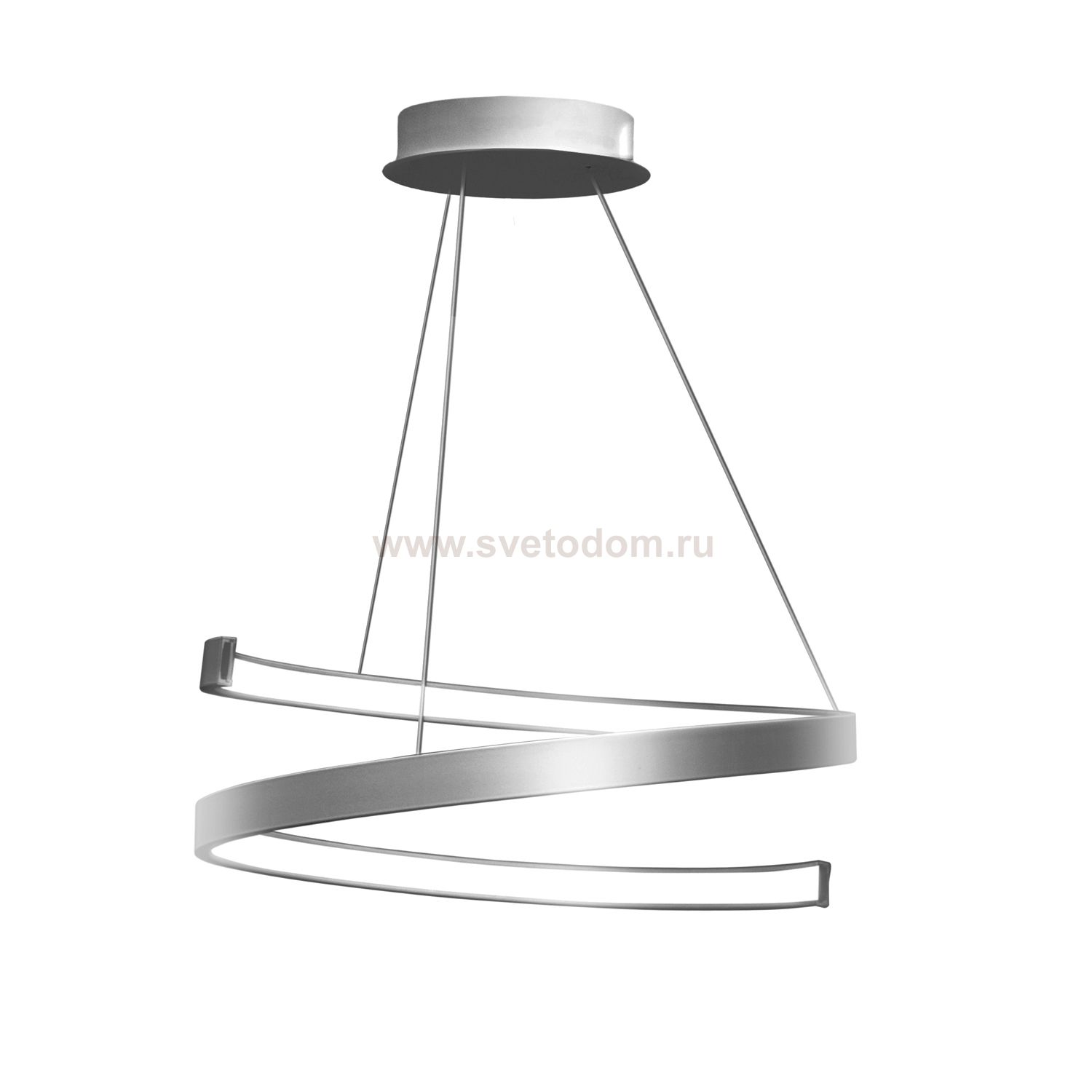 Люстра светодиодная серебристая TLES1-40-01/S/3000К Лючера