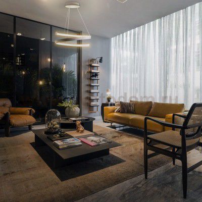 Люстра светодиодная серебристая TLES1-40-01/S/3000К Лючера